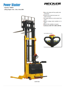 catalog รถยกไฟฟ้า Power Stackers4