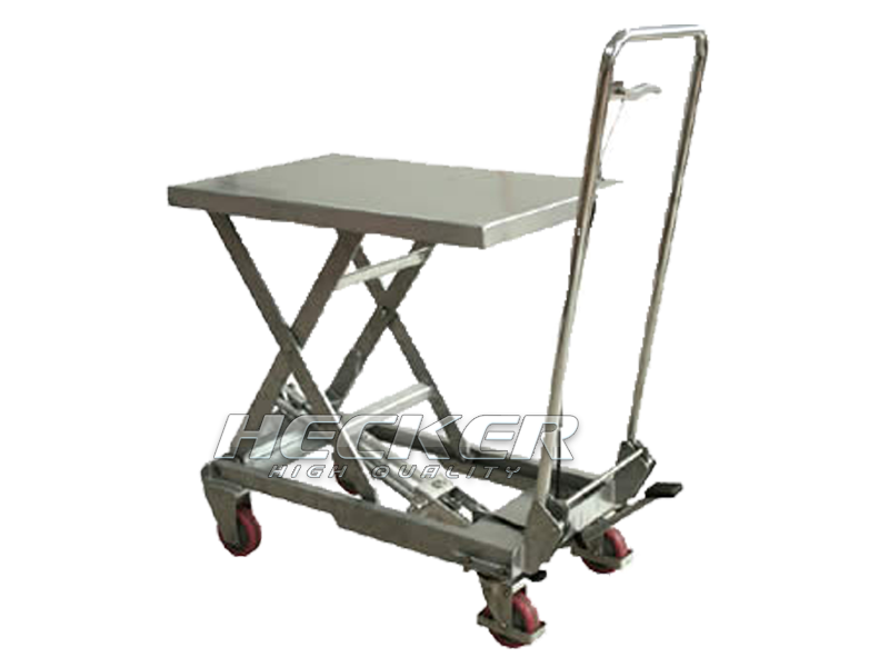 รถโต๊ะยกสเตนเลส stainless lift table