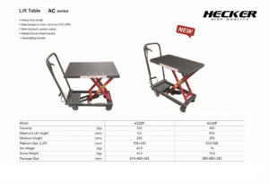 รถโต๊ะยก Lift Table รุ่น AC22P และ AC45P